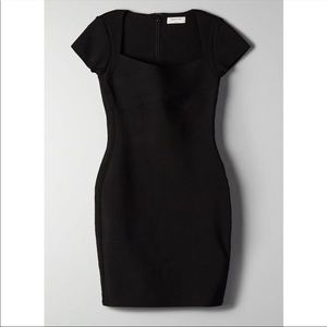 Aritzia Babaton Bandage Black mini dress XS NWT